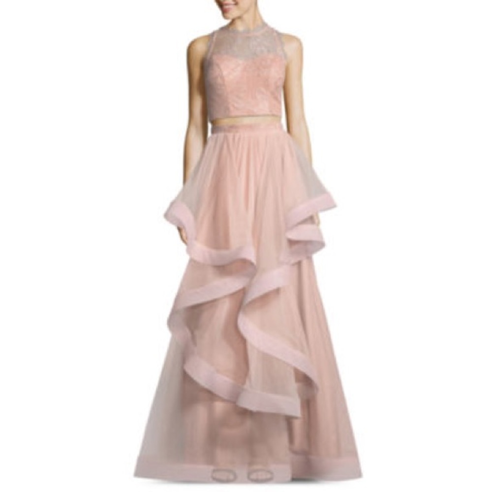 Light Pink Speechless Layer Prom Dress Size 0